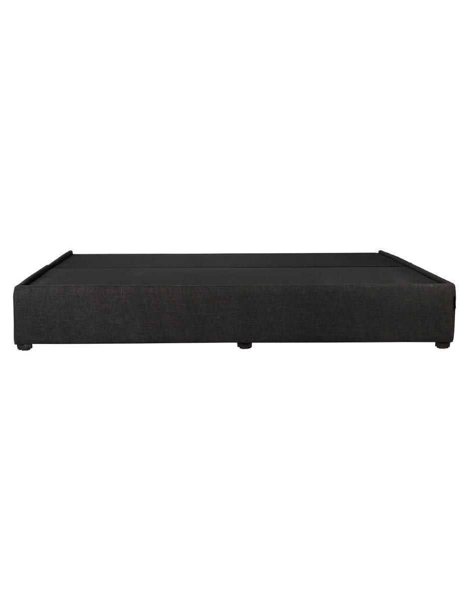 Base para cama Belt de madera y tela