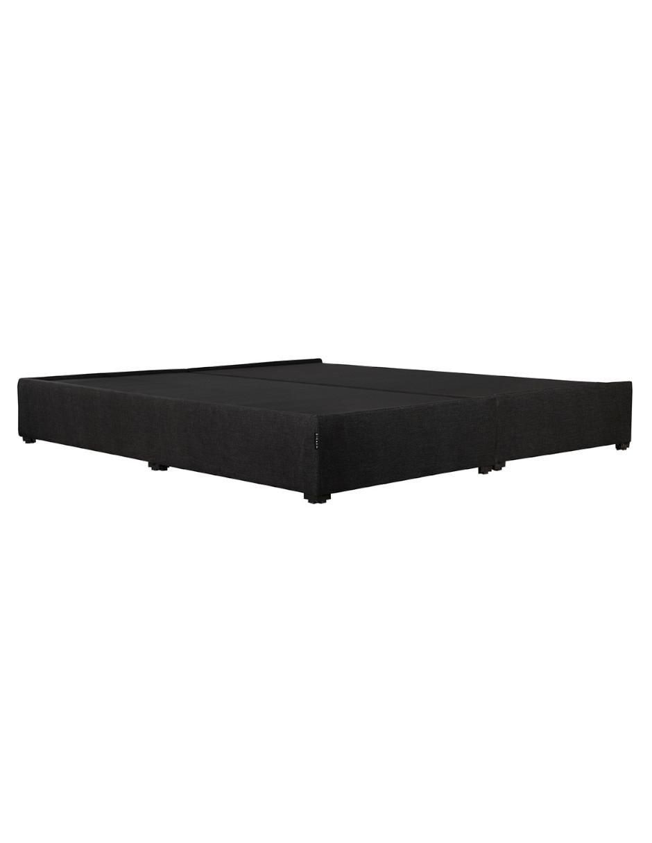 Base para cama Belt de madera y tela