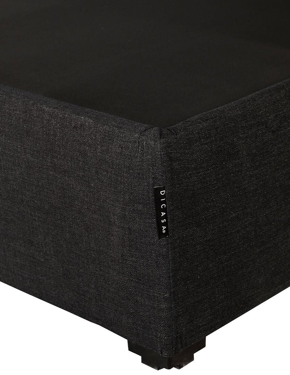 Base para cama Belt de madera y tela