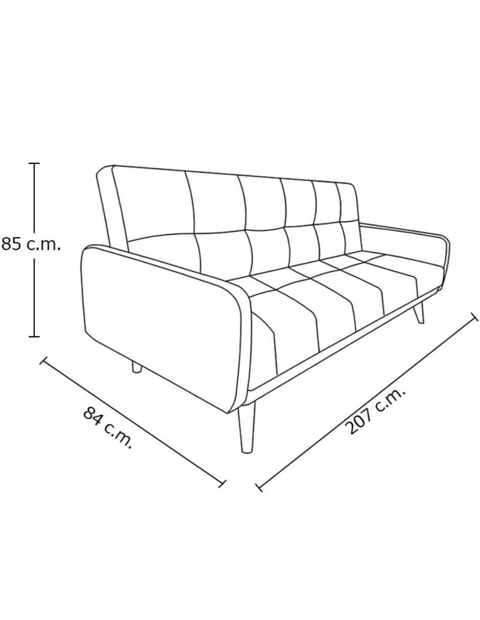 Sofá cama de madera 4