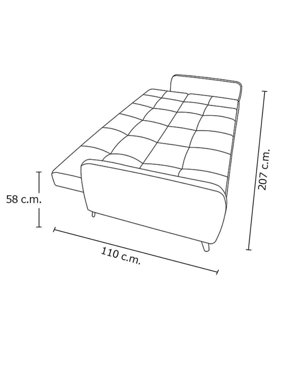 Sofá cama de madera 5