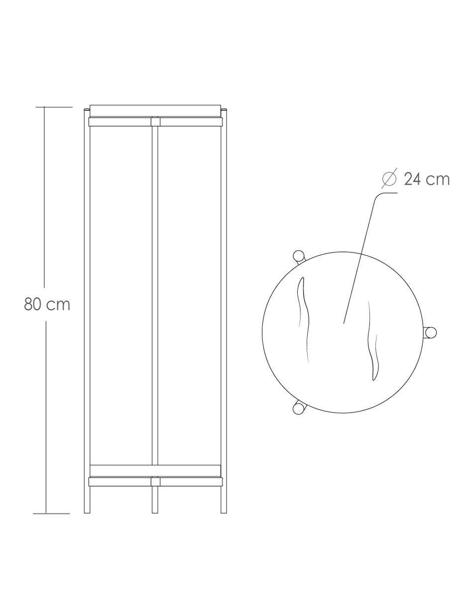 Mesa auxiliar de mdf 8
