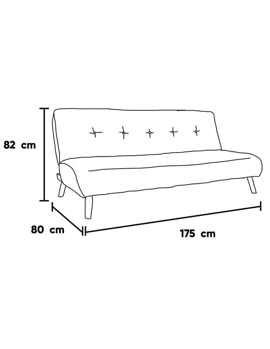 Sofá cama Karla de tela 12