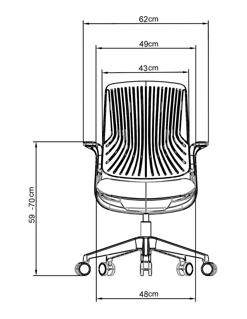 "set de (si aplica)" 1 silla de escritorio ferrini  minimalista oficina ferrini "de" plástico