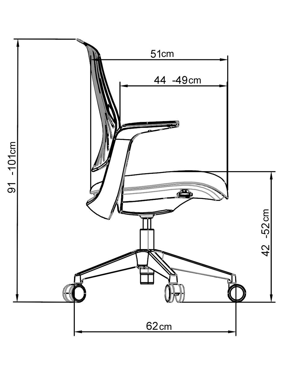 "set de (si aplica)" 1 silla de escritorio ferrini  minimalista oficina ferrini "de" plástico