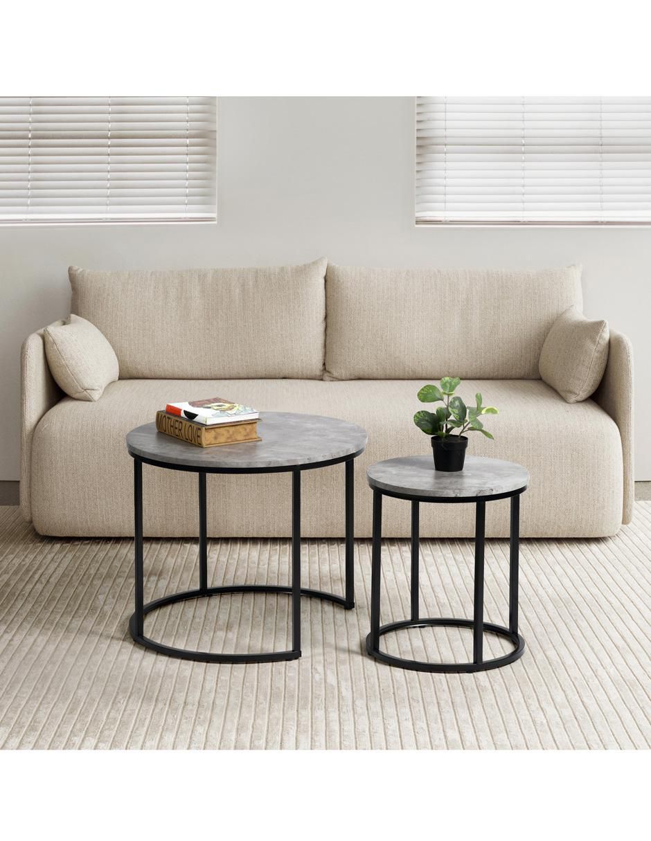 Mesa de centro armable Osric de MDF 4