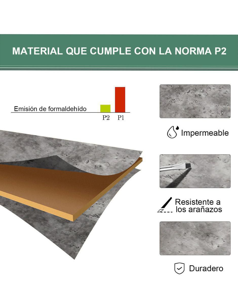 Mesa de centro armable Osric de MDF 8