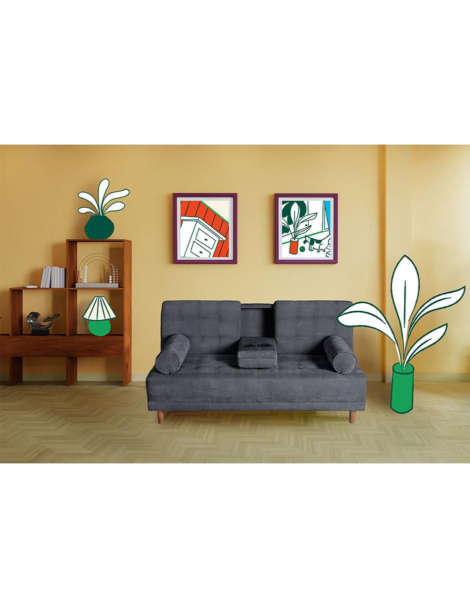 Sofá cama armable Zambroni Makora de velvet