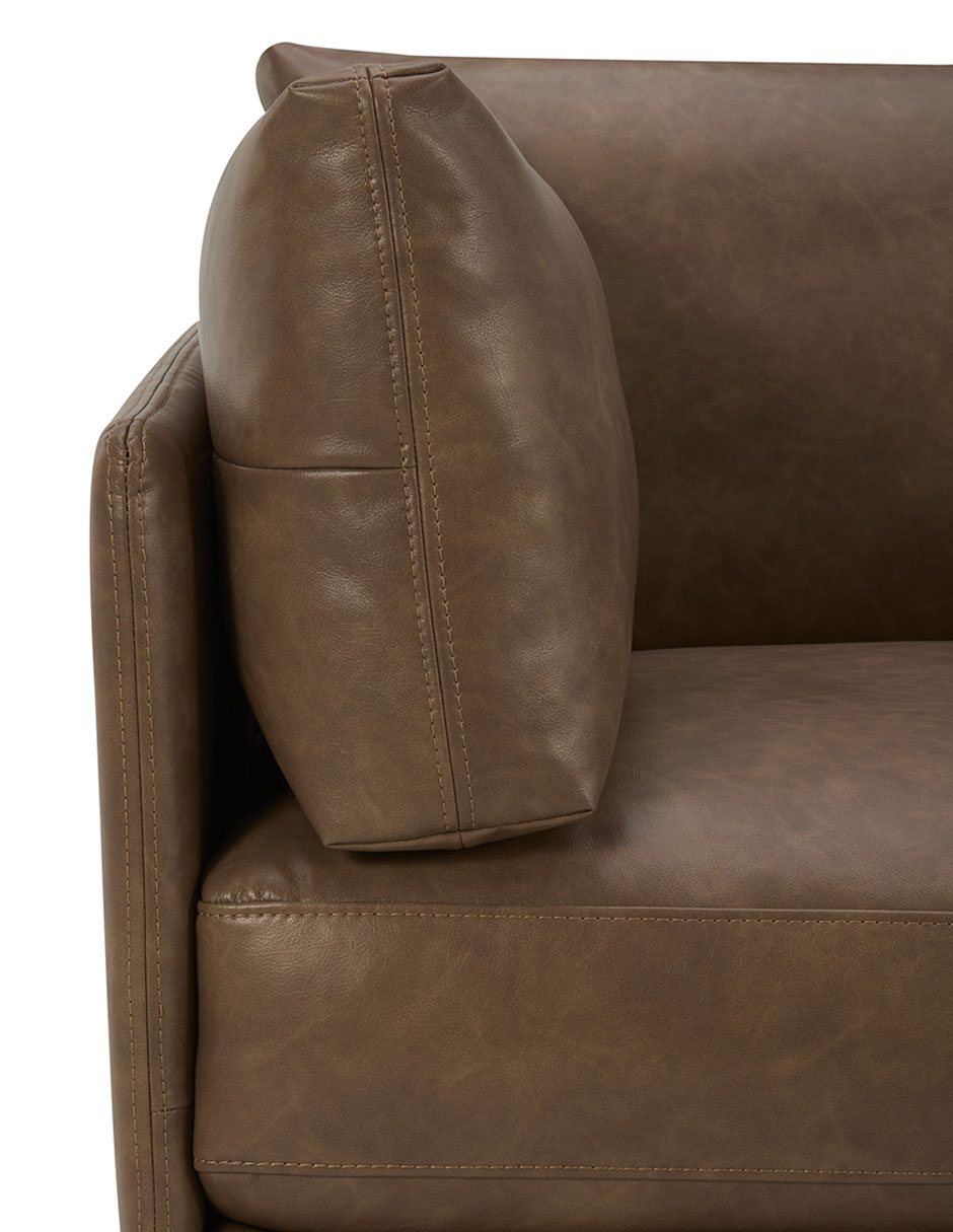 Love seat Terrance de vinipiel 5