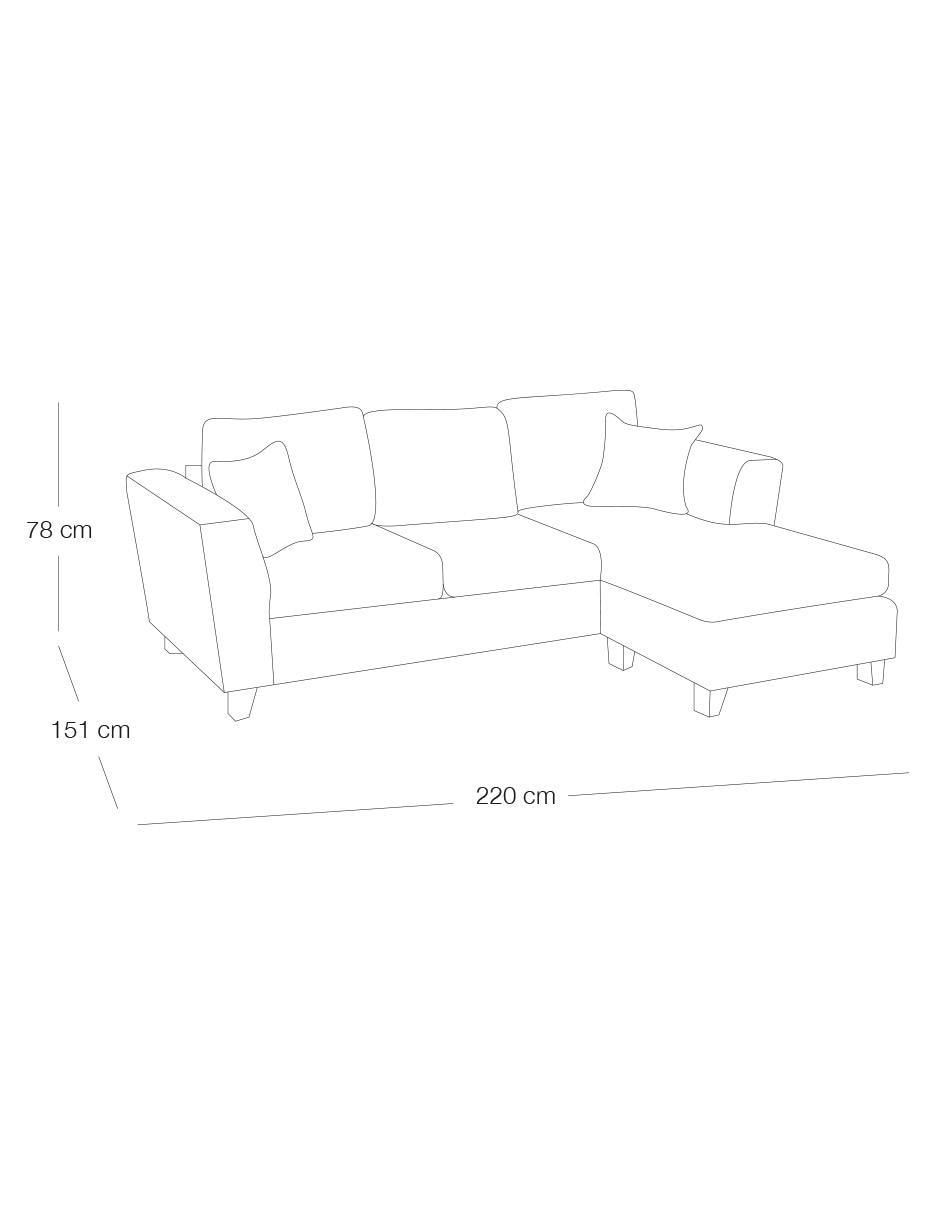 Sala modular Simplicity de tela 5