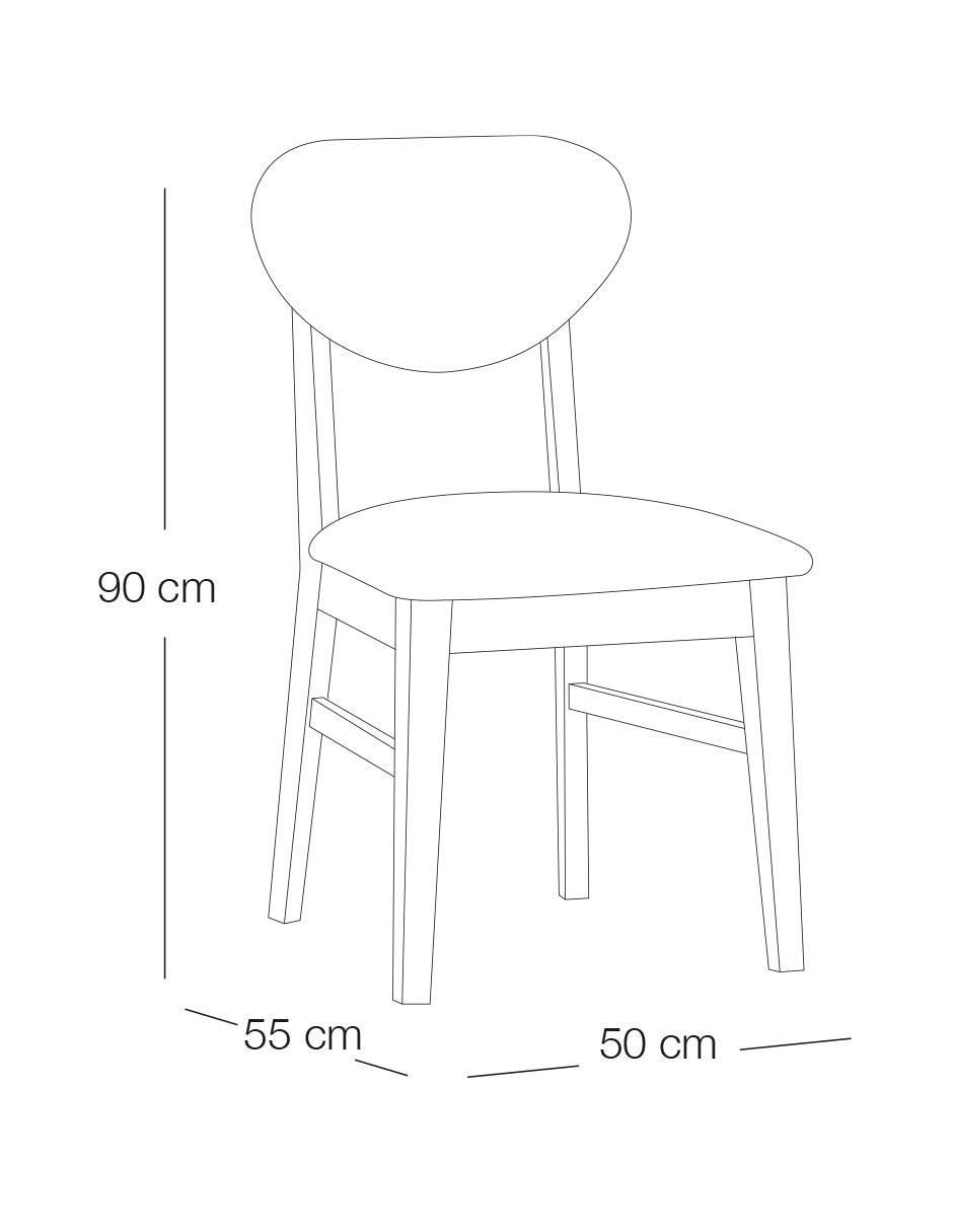 Silla Oleg de madera pino 4
