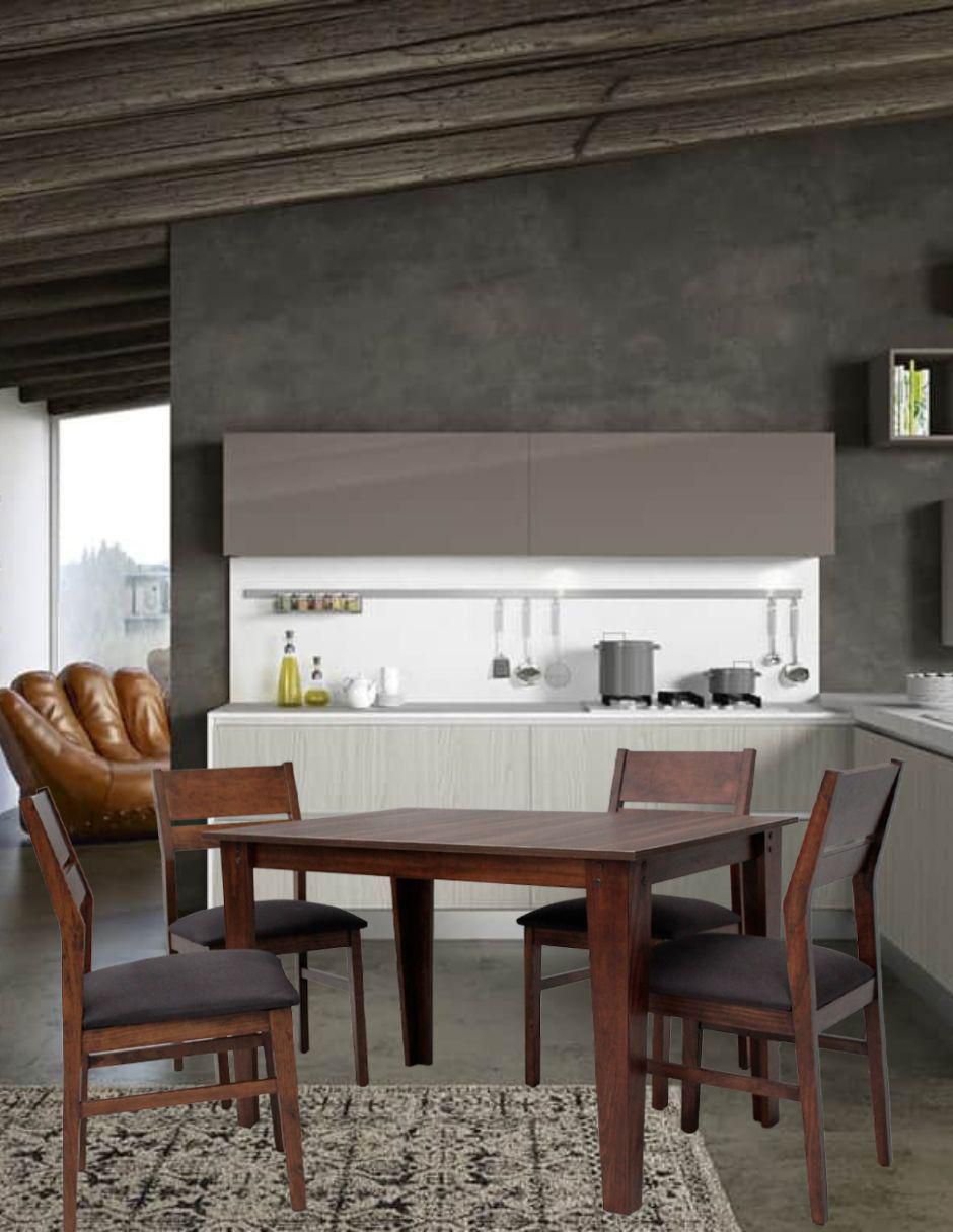 "antecomedor" clásico renovado cafeto 4 personas