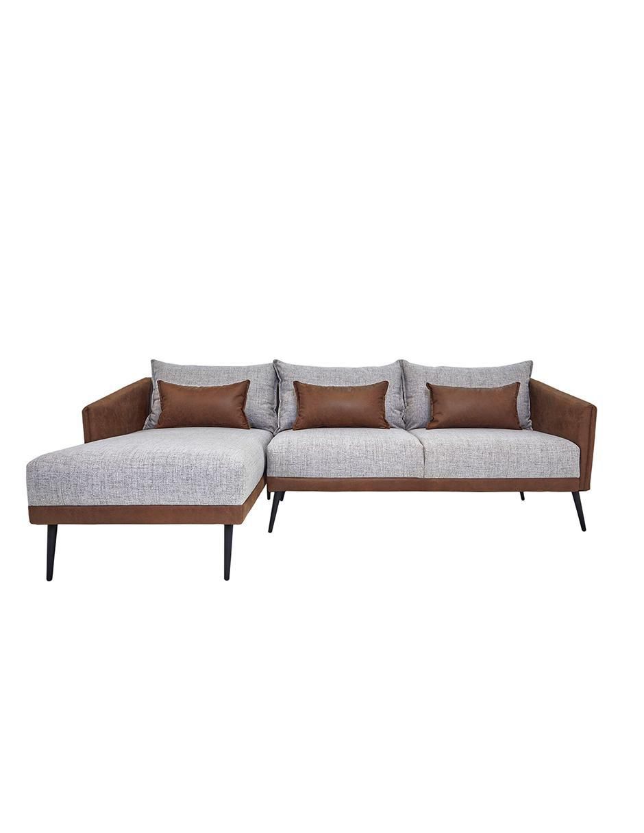 Chaise lounge izquierdo Nelly de poliéster
