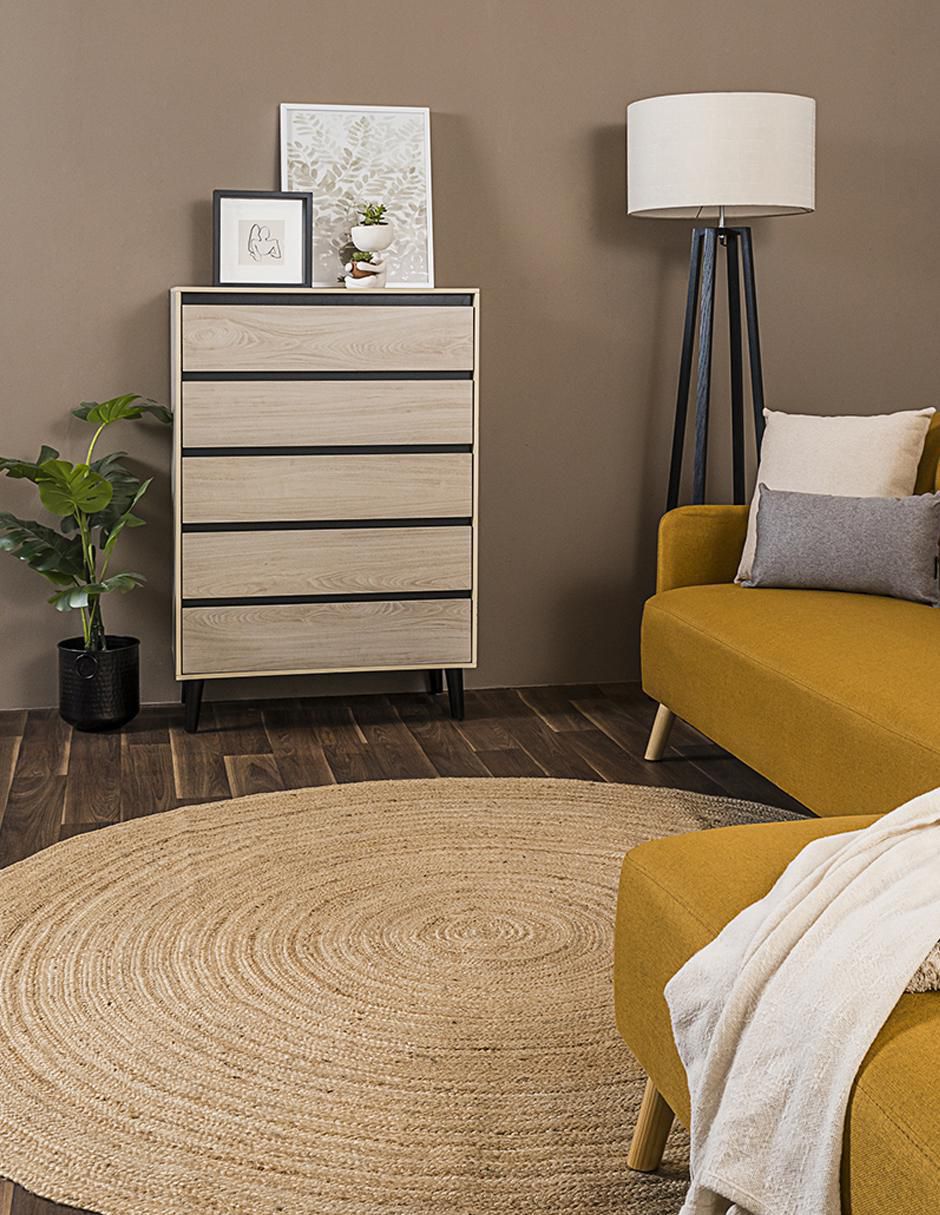 Chaise lounge dererecho kessa ariel "de" tela