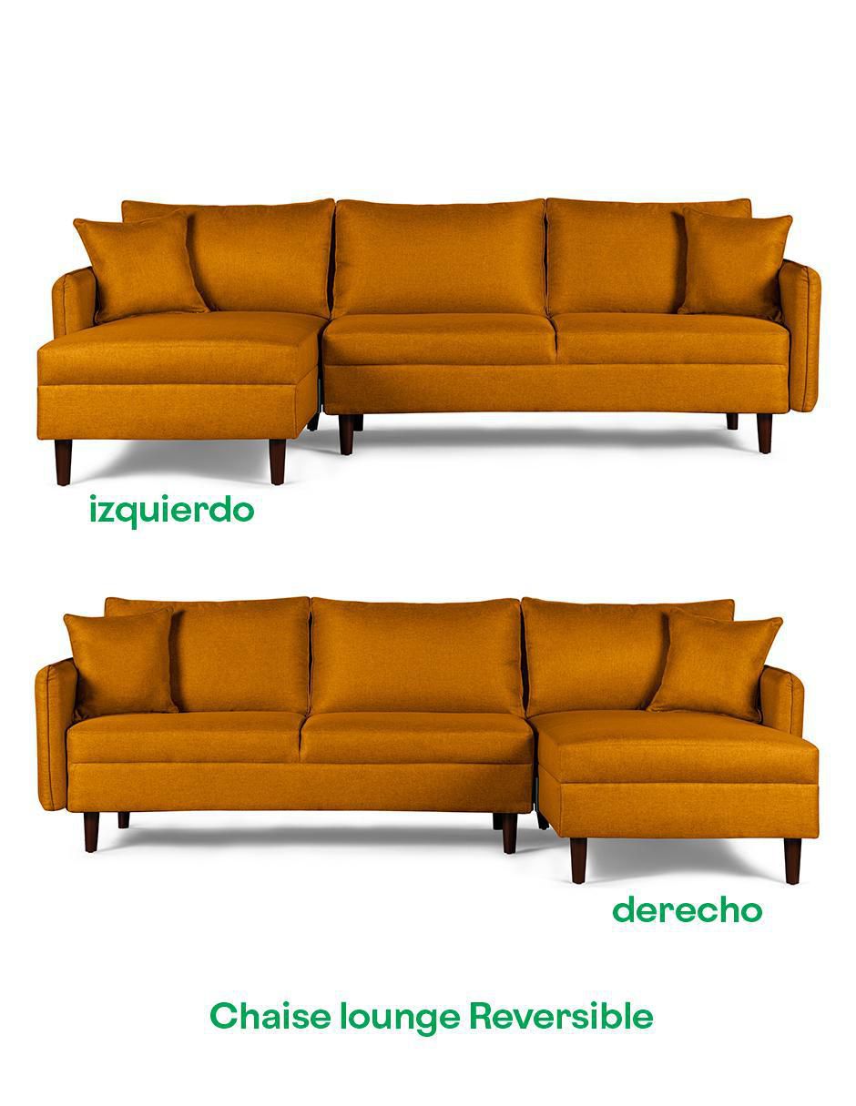 Sala modular makora analia con tecnología beehive airflex foam reversible "de" lino