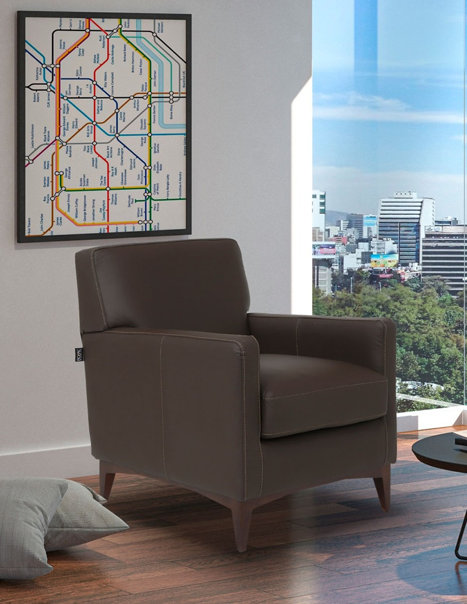 Sillón Dalai de piel 8