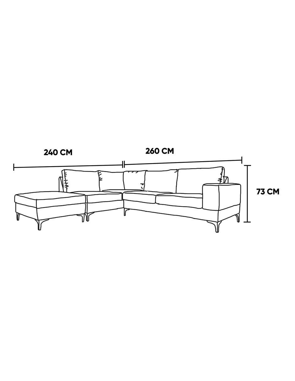 Chaise lounge kessa kama "de" poliéster