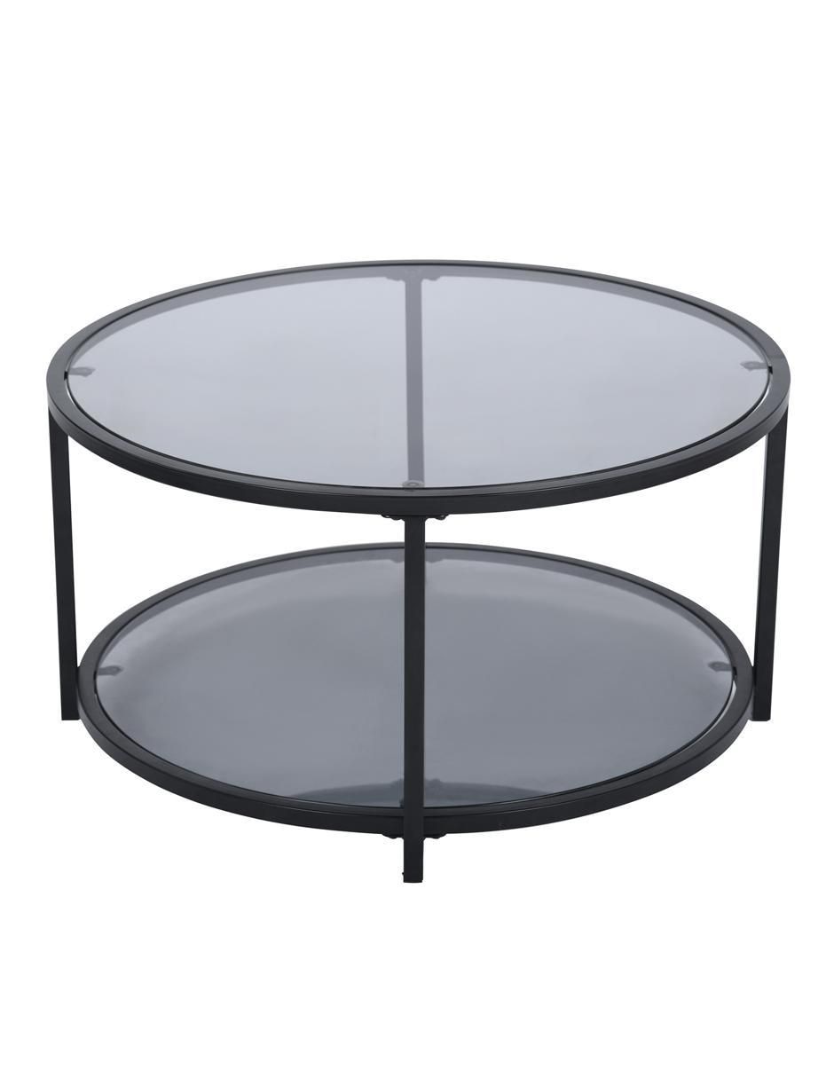 Mesa de centro armable de vidrio 3