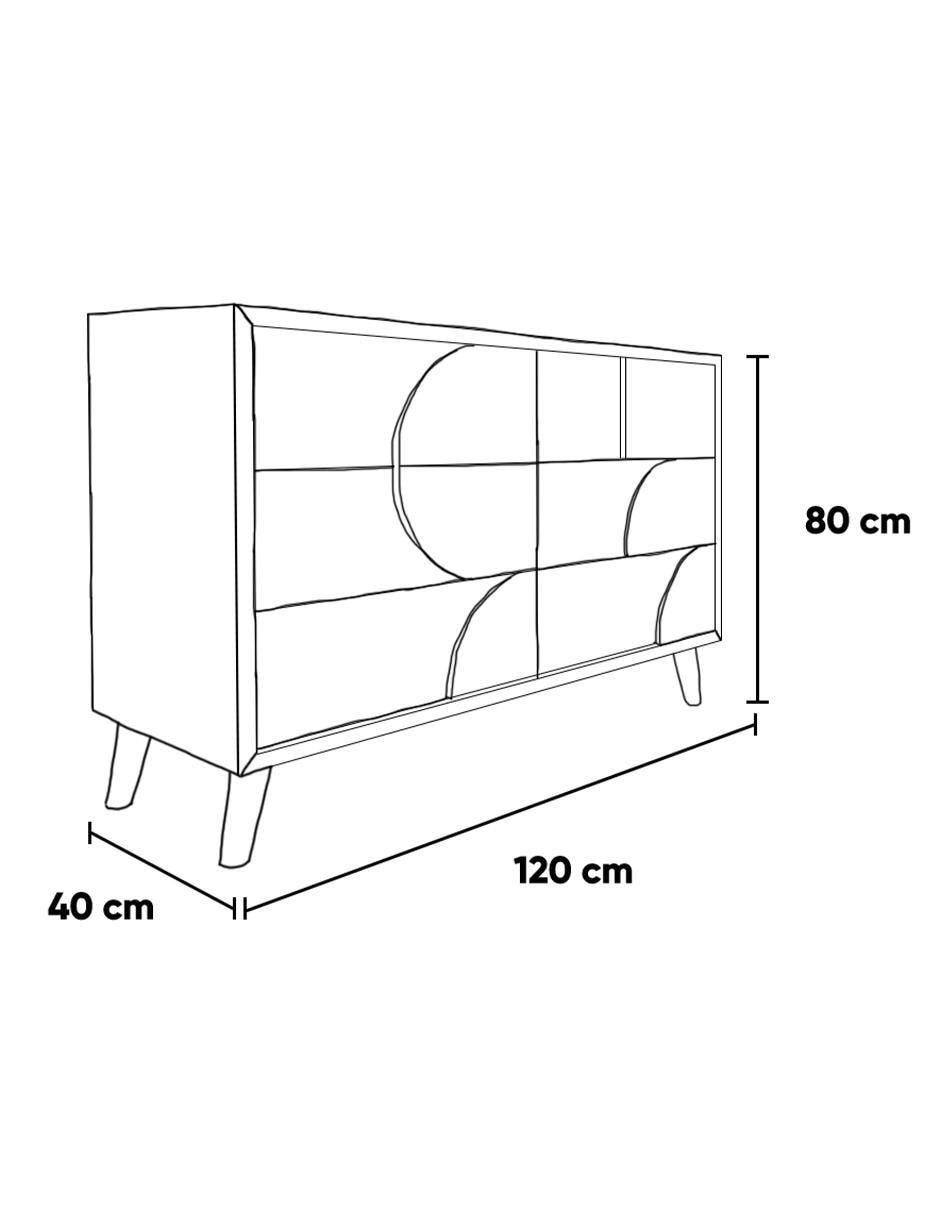 Cómoda Century de MDF 5