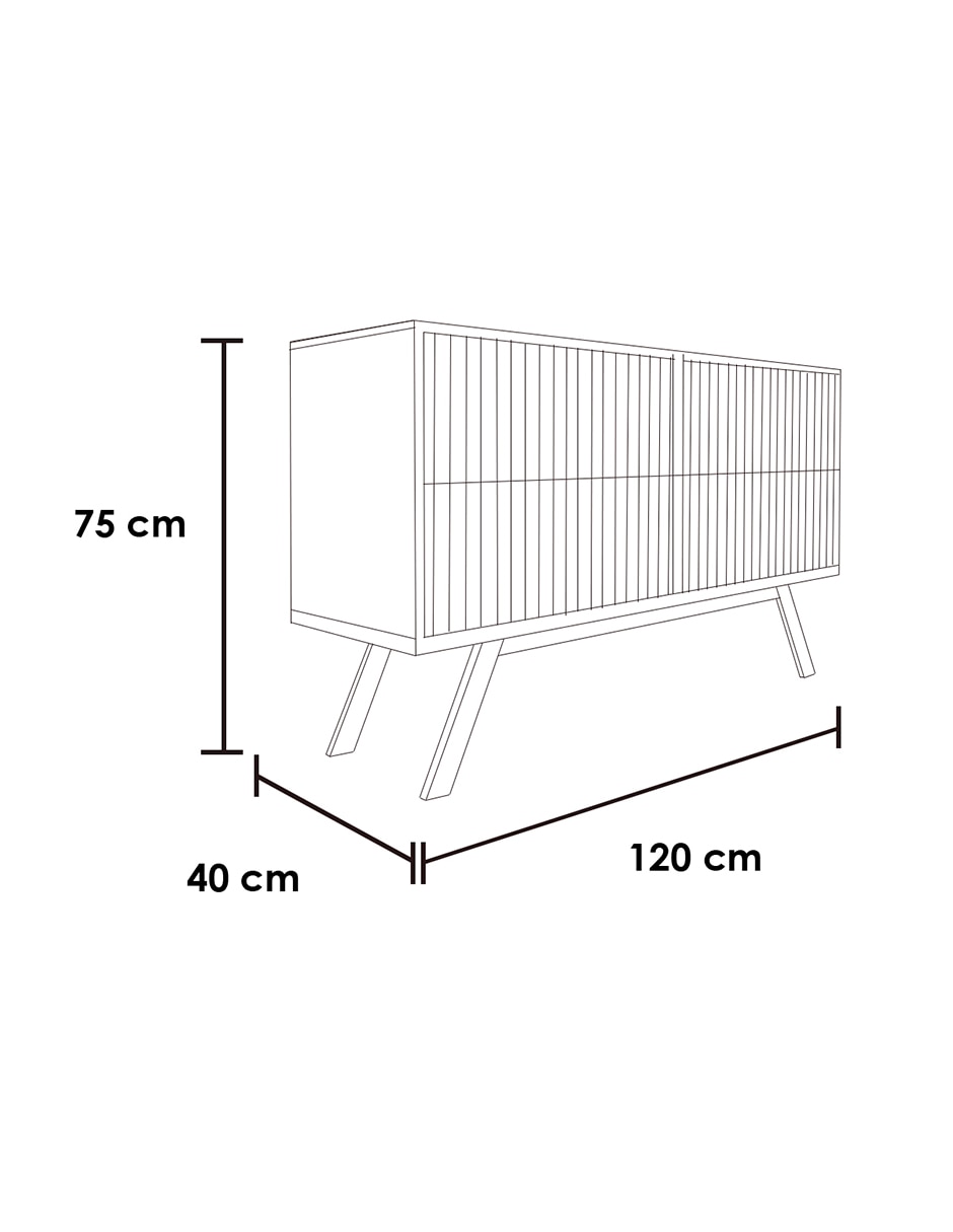 Cómoda Japandi de MDF 5