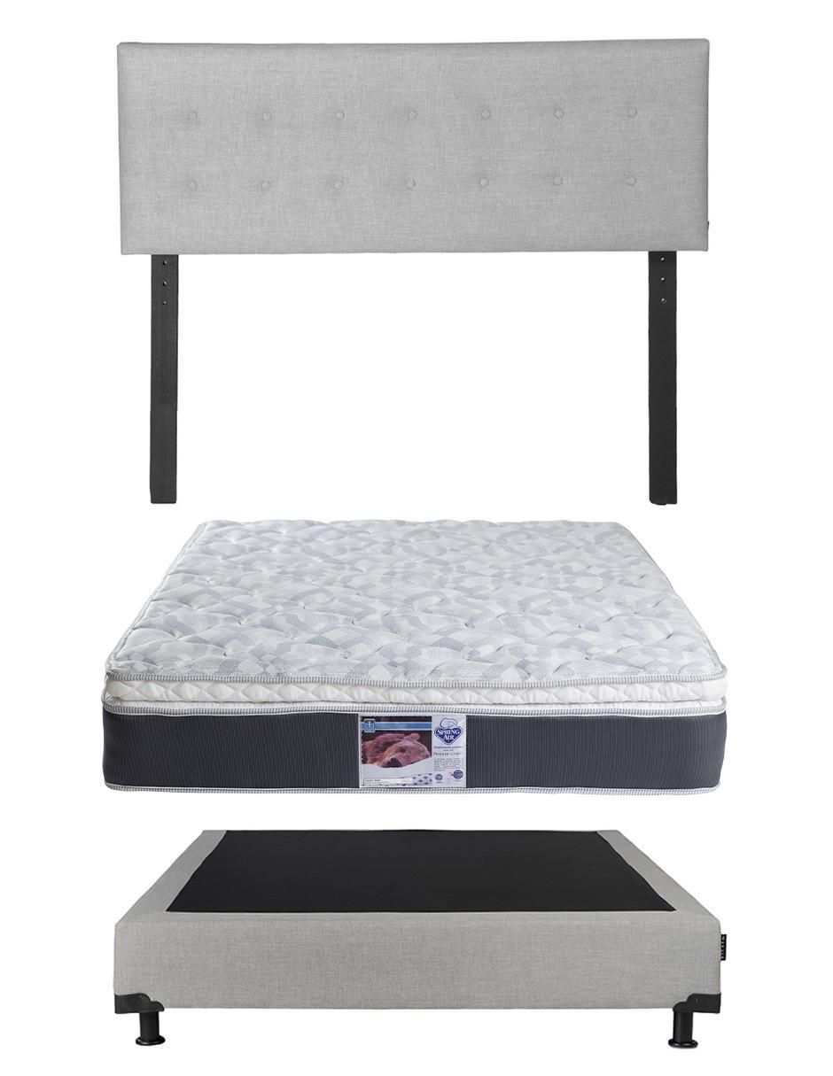 Cama Bilbao Belu Marte de madera pino matrimonial 1