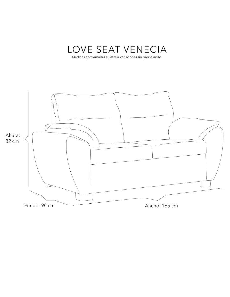 Love seat Venecia 7
