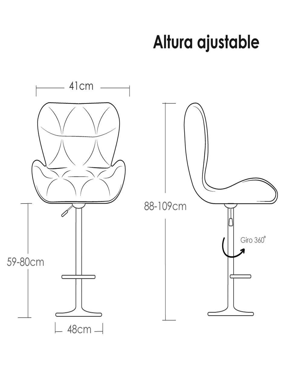 Taburete de acero 7