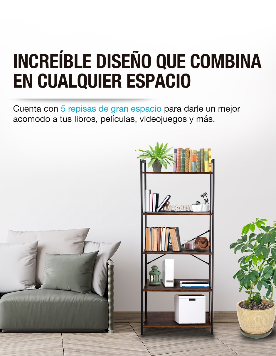 Librero de madera 4