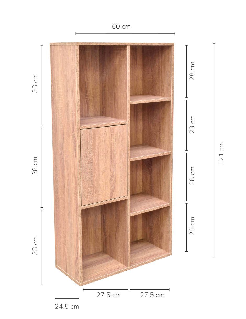 Librero Minimalista de madera 4