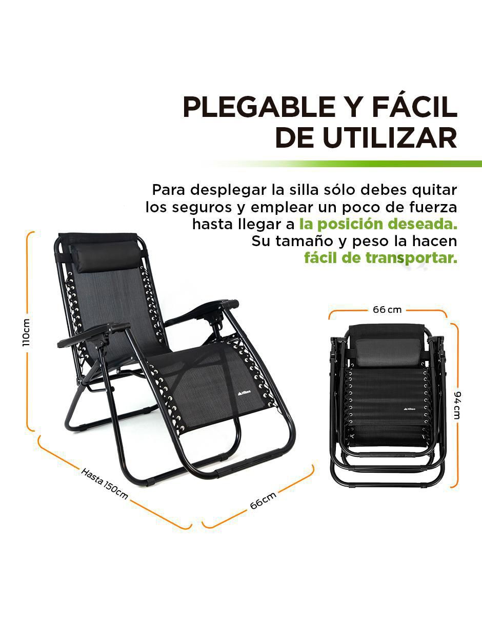 Silla plegable de metal 7