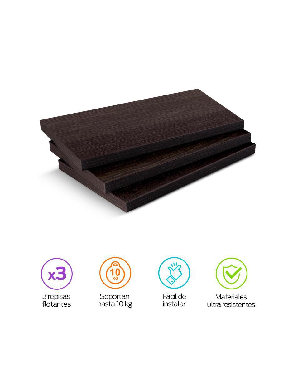 Set de repisas de MDF 10