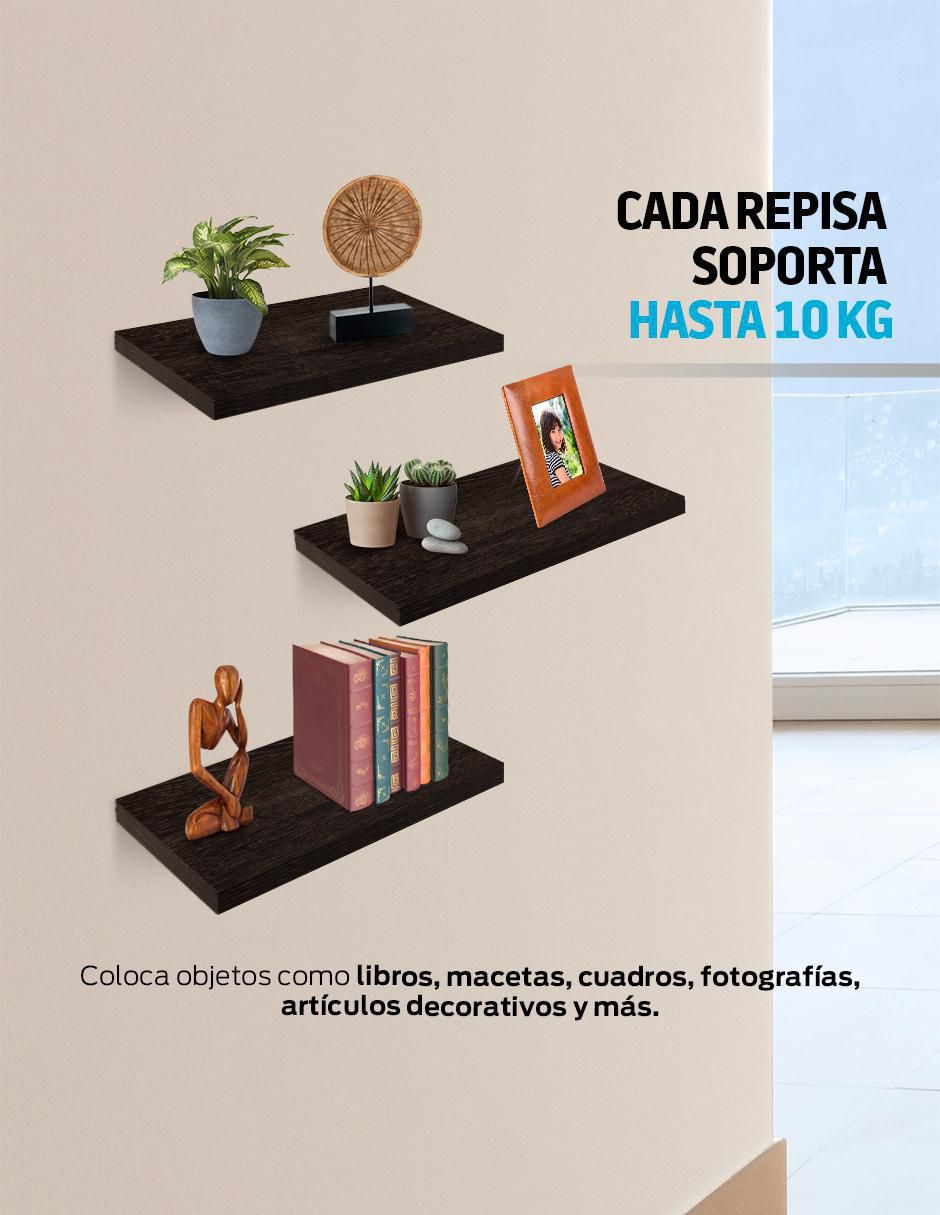 Set de repisas de MDF 11