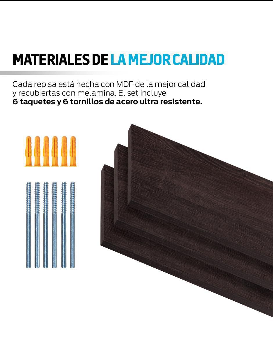 Set de repisas de MDF 13