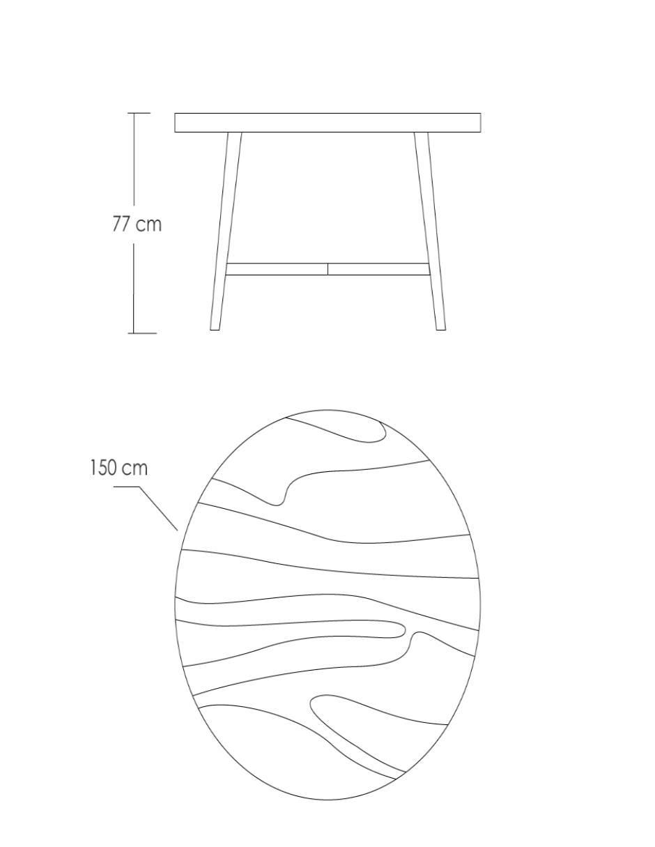 Mesa Comedores Interiores de MDF 5