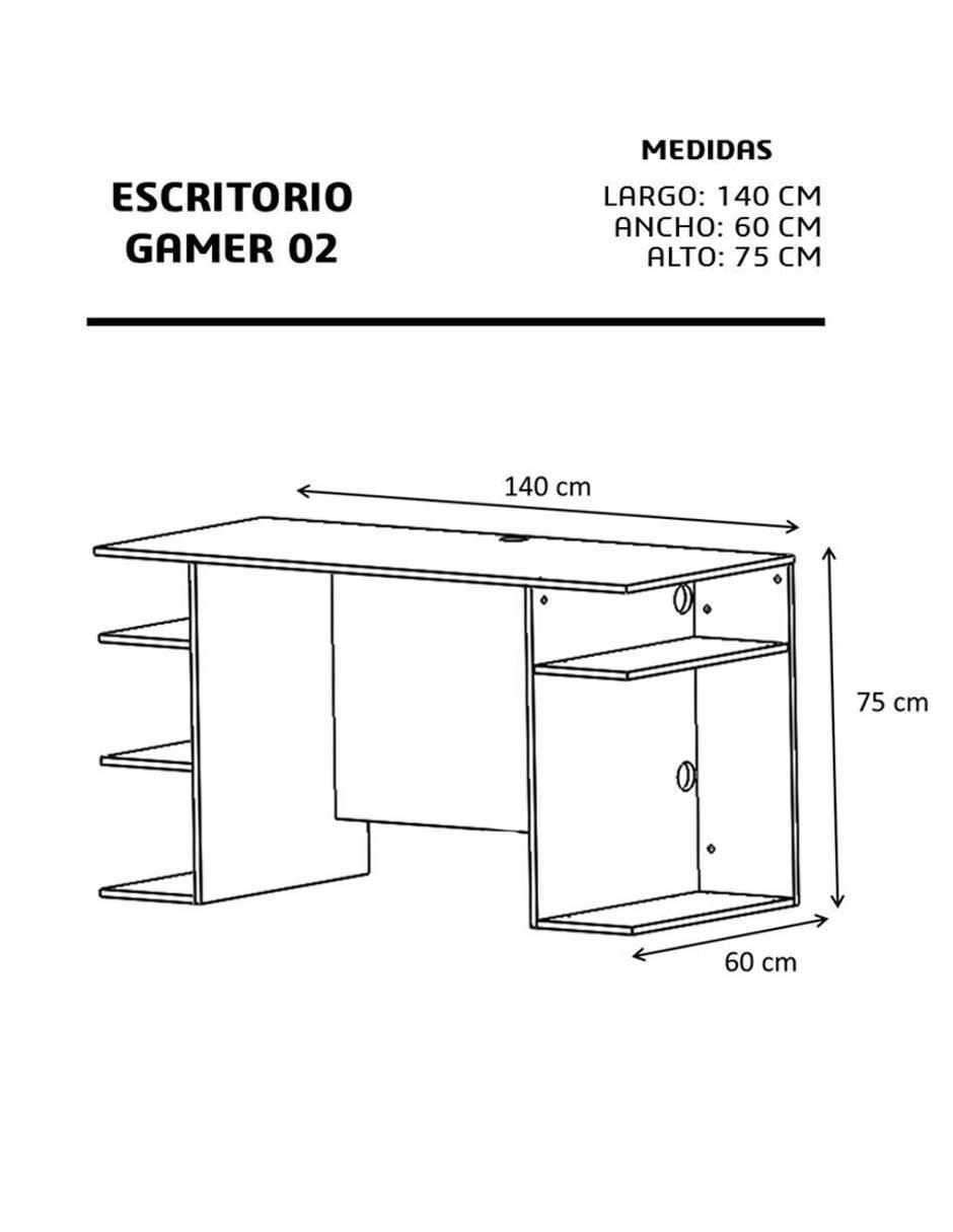 "escritorio" decomobil gamer clásico tradicional