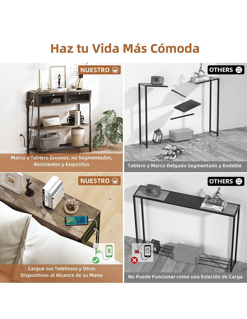 Consola Sharon de madera 5
