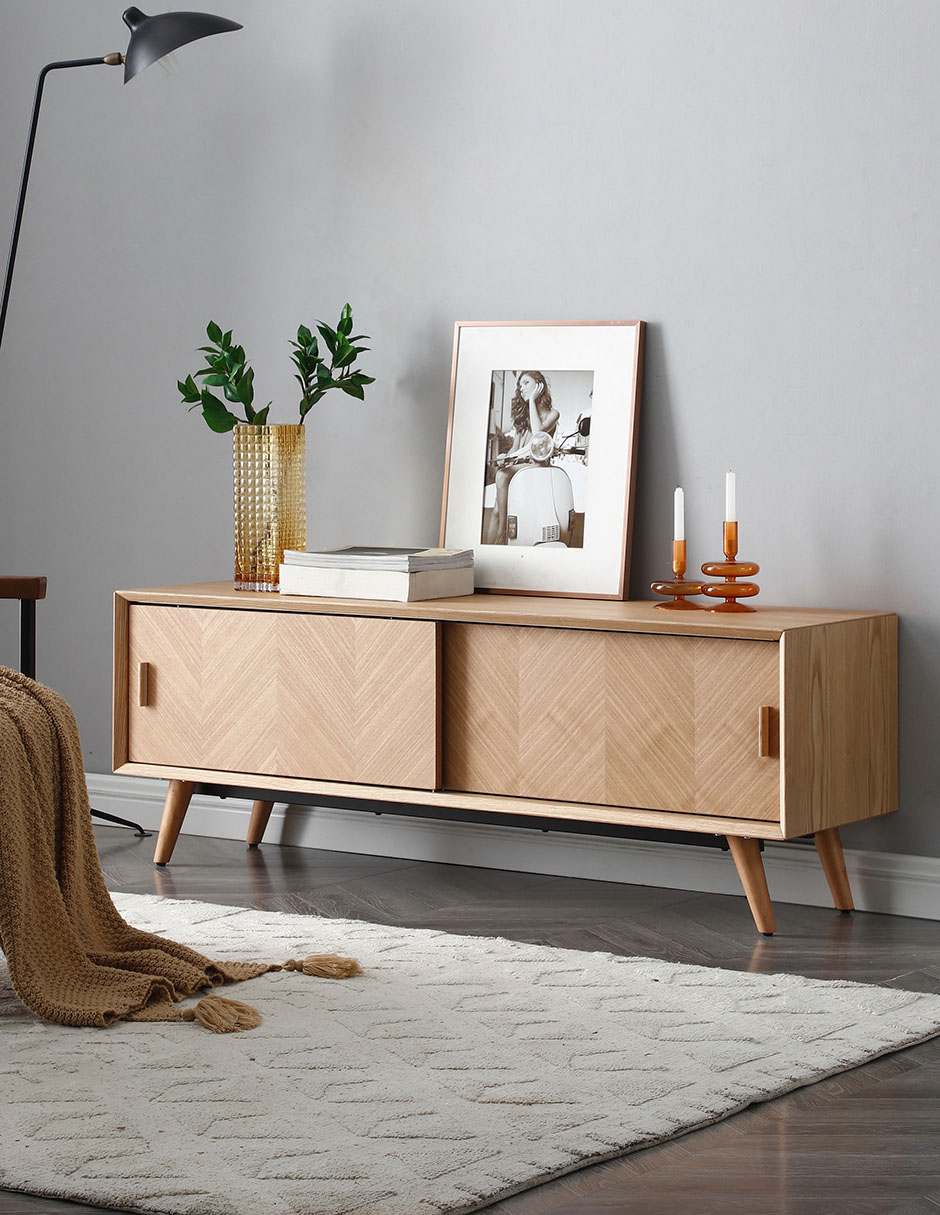 Mueble de tv Eros de madera acacia 4