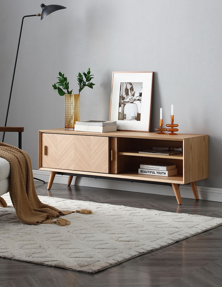 Mueble de tv Eros de madera acacia 5
