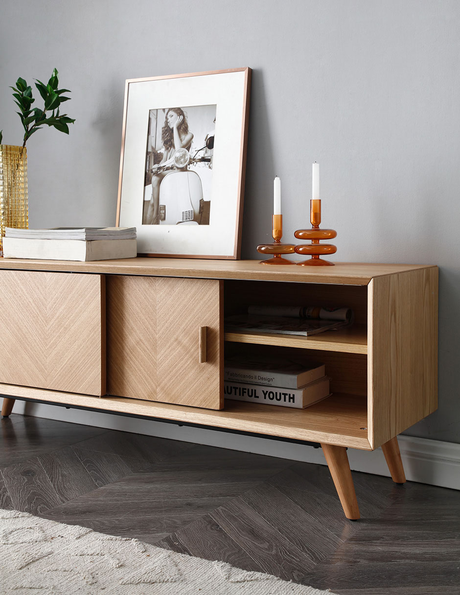 Mueble de tv Eros de madera acacia 6