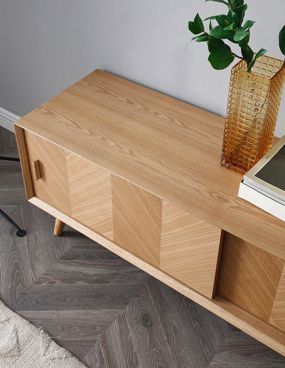 Mueble de tv Eros de madera acacia 7