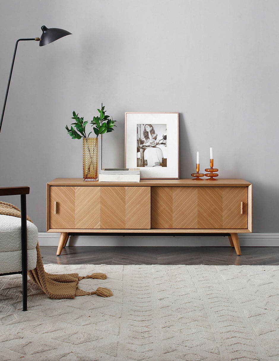 Mueble de tv Eros de madera acacia 8