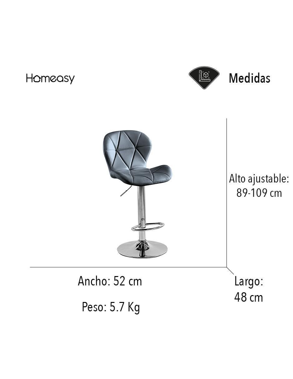 Juego de bancos altos homeasy easy shop "de" metal