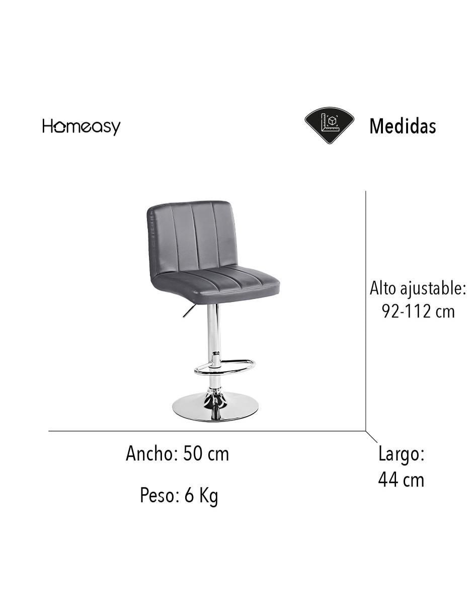 Juego de bancos altos homeasy easy shop "de" metal