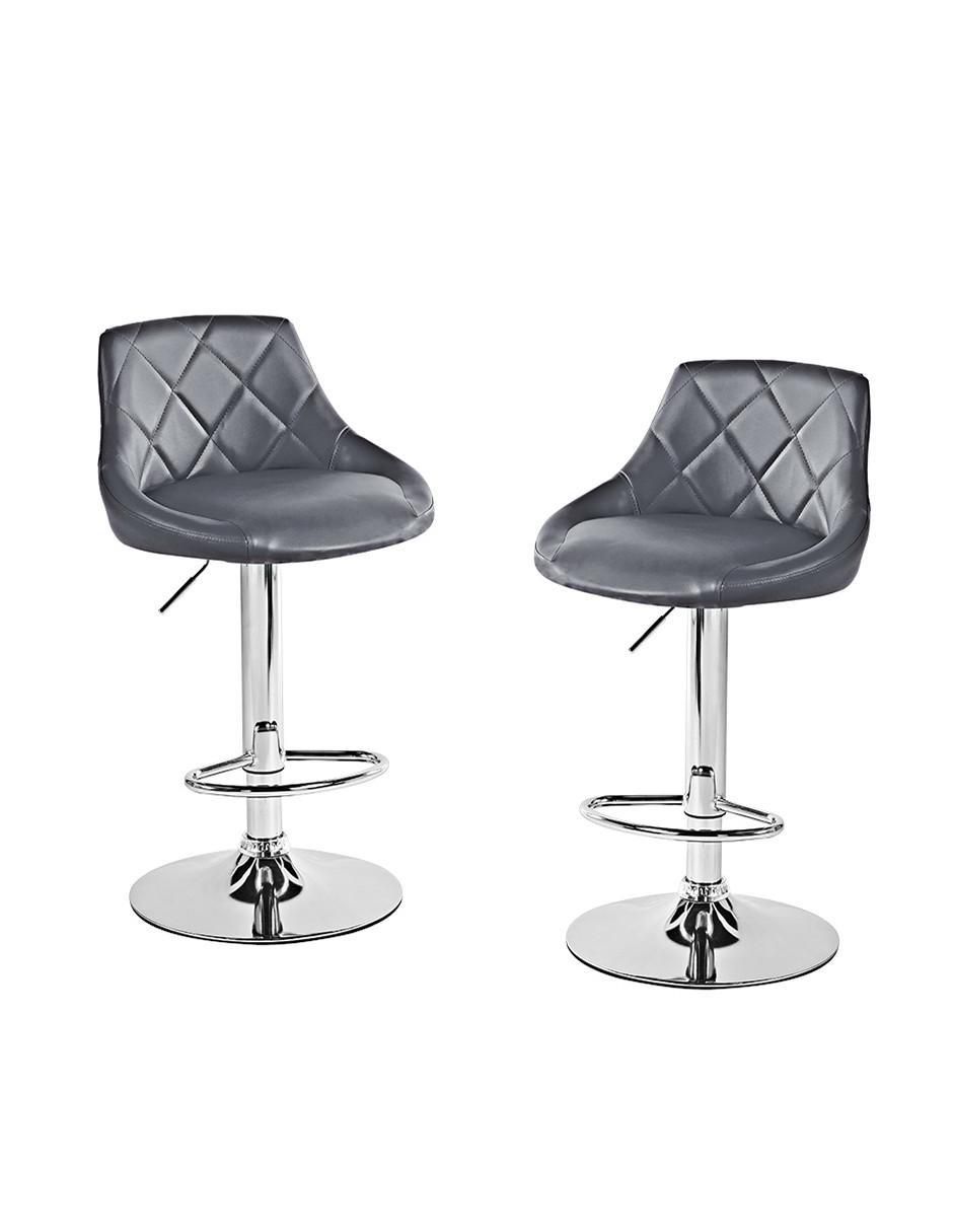Juego de bancos altos homeasy easy shop  "de" metal