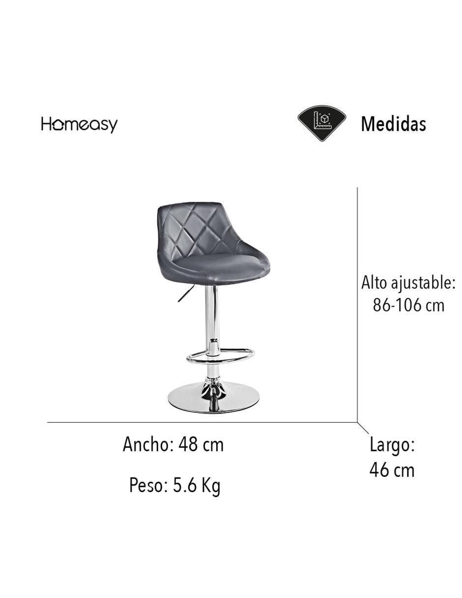 Juego de bancos altos homeasy easy shop  "de" metal