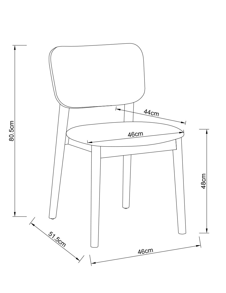 Silla Adara de madera 3