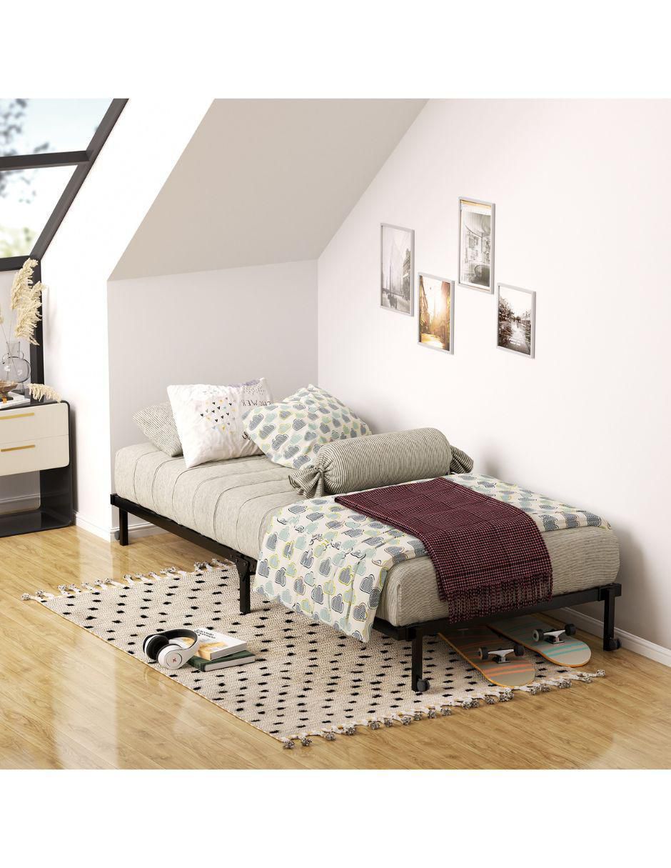 Base para cama armable de metal individual 5