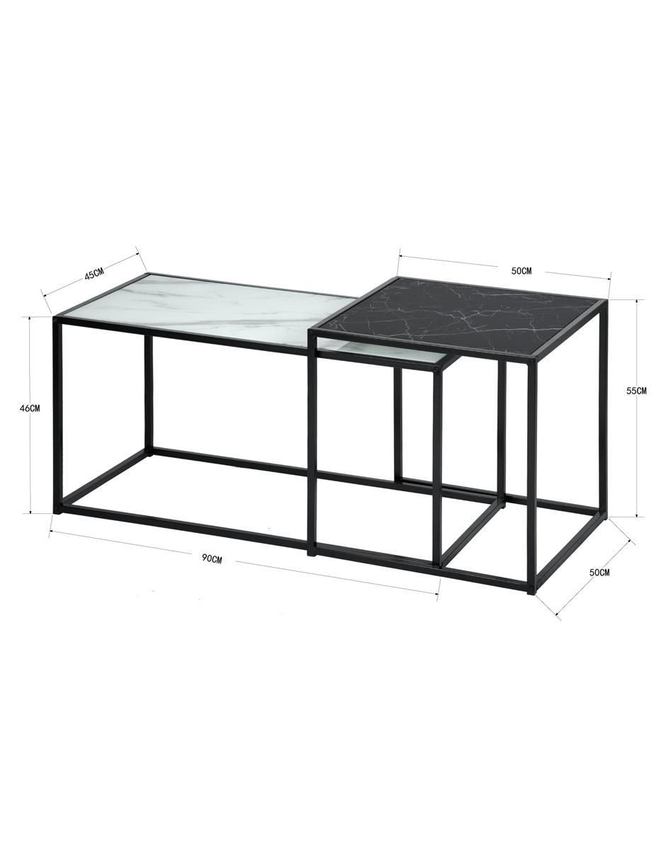 Juego de mesas para sala Adomo 2 piezas