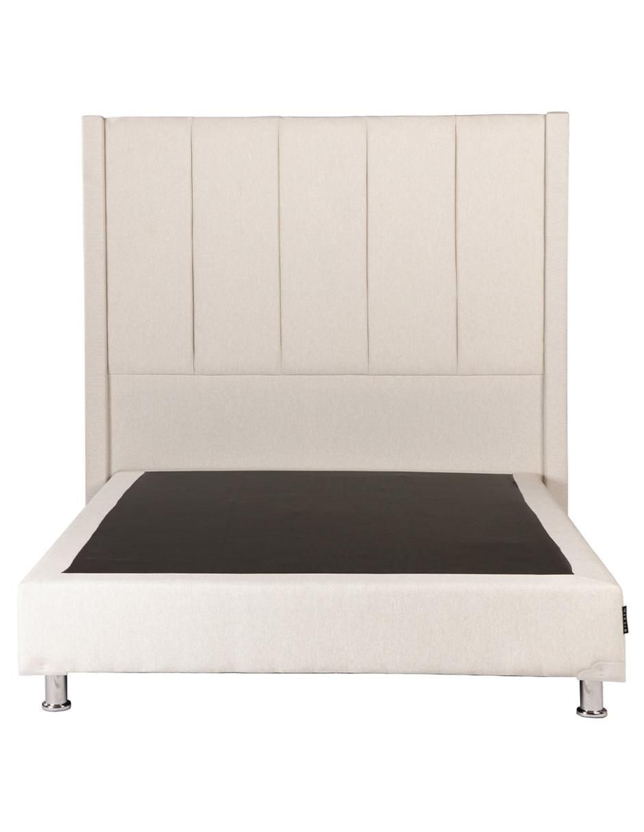 Cama Niza con Box de madera