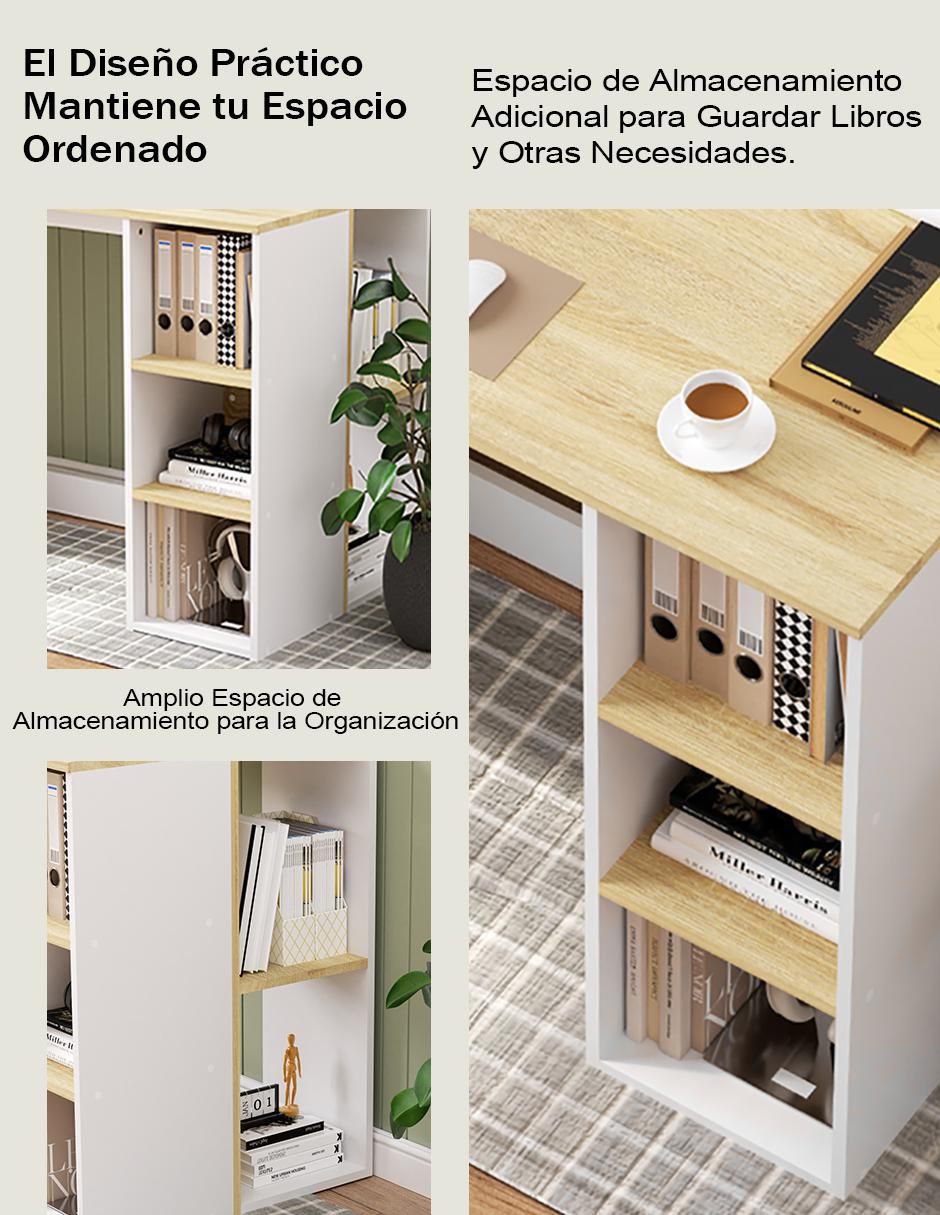 Escritorio Brenton B de madera 5